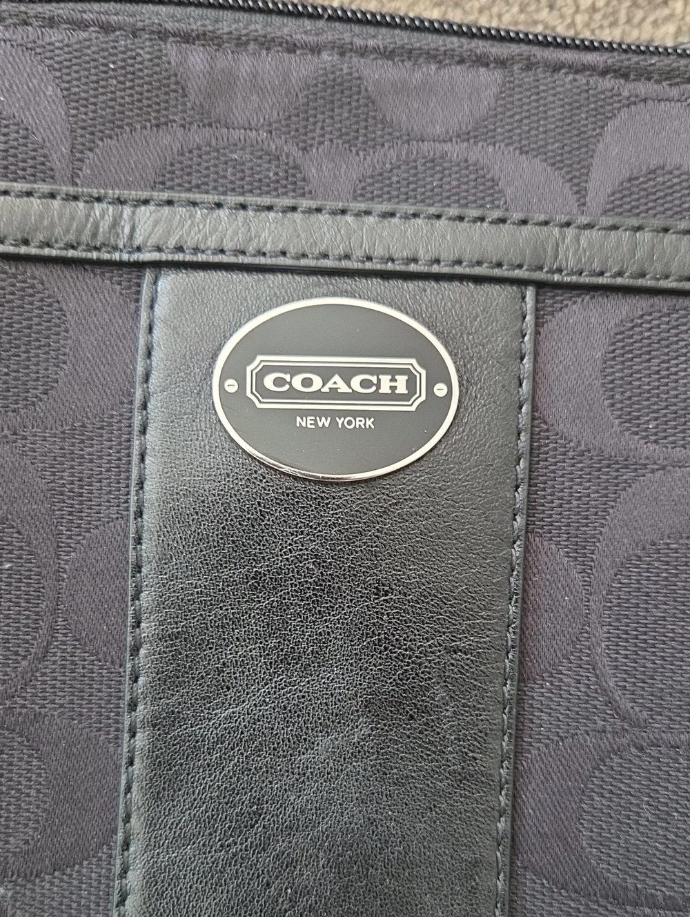 Coach black crossbody